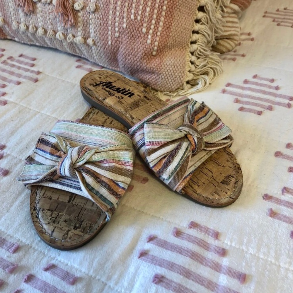S7 Multicolored Bow Sandals